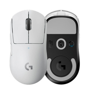 logitech 罗技 GPW 二代 2.4G Lightspeed 双模无线鼠标 25600DPI 白色