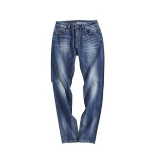 JEANSWEST 真维斯 男士牛仔长裤 03-181552 中蓝色 34