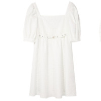 3COLOUR 三彩 女士短款连衣裙 D362J1017L10662 白色 XL
