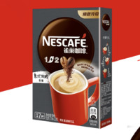 88VIP：Nestlé 雀巢 咖啡速溶1+2三合一意式浓醇13gx7条低糖办公提神饮料 1件装