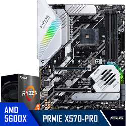 ASUS 华硕 PRIME X570-PRO主板 AMD 锐龙5 (R5)5600X CPU处理器 板U套装 CPU主板套装