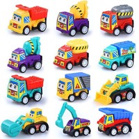 abay 宝宝玩具车惯性回力小汽车儿童玩具男孩工程车跑车