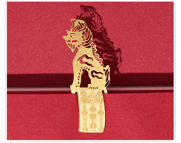 故宫书签_故宫文化 紫禁营造脊兽书签便签套装 一套书夹便签多少钱-什