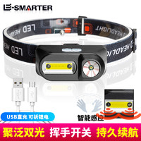E－SMARTER 锂电池头戴式 照明灯 钓鱼专用