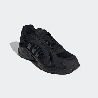 adidas 阿迪达斯 官网neo CRAZYCHAOS SHADOW 2.0新款男休闲跑步鞋复古老爹鞋GZ5433 黑 42(260mm)