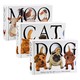 《Moo Cat Dog 家畜猫狗》（精装、套装共3册）