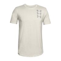 UNDER ARMOUR 安德玛 Triple Stack Logo 男子运动T恤 1357173-110 白色 L