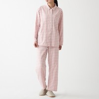 MUJI 無印良品 FDA20C1A 女式无侧缝双层纱织家居服