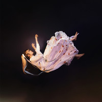 落花笺 改良 汉服 山坡上的虞美人 女士一片式褶裙 长款 白色 M