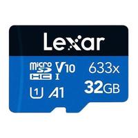 Lexar 雷克沙 633x Micro-SD存储卡 32GB（UHS-I、V30、U1、A1）