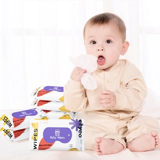 婴儿湿纸巾小包随身装手口专用新生儿童宝宝便携10片30包加厚 1件装