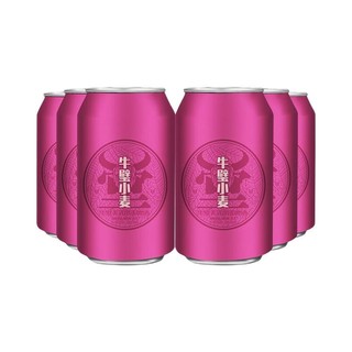 牛啤堂 牛壁美式小麦啤酒 330ml*6听