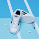 adidas 阿迪达斯 官网GRAND COURT K小童运动小白鞋EF0103 白/黑 37(230mm)