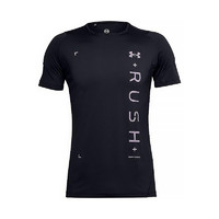 UNDER ARMOUR 安德玛 Rush Heatgear® 2.0 男子运动T恤 1360611-001 黑色 L