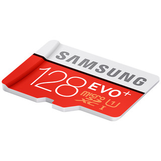 SAMSUNG 三星 EVO Plus系列 Micro-SD存储卡 128GB (UHS-I、U1)