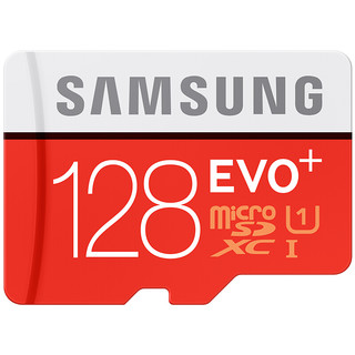 SAMSUNG 三星 EVO Plus系列 Micro-SD存储卡 128GB (UHS-I、U1)