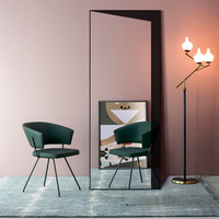 奥比木 黑镜HJ-F0632 简约艺术试衣镜 1.5m