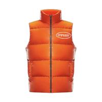 Meters bonwe 美特斯邦威 男女款羽绒马甲 100825 实样橙 XXL