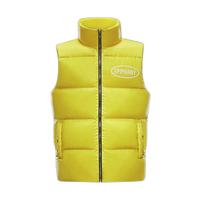 Meters bonwe 美特斯邦威 男女款羽绒马甲 100825 实样黄 XXS