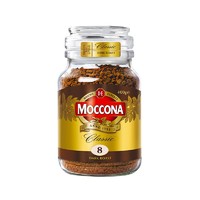 PLUS会员：Moccona 摩可纳 8号 深度烘焙 冻干速溶咖啡 400g