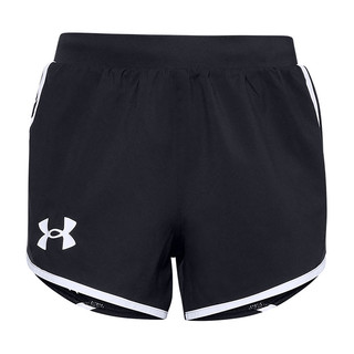 UNDER ARMOUR 安德玛 Fly-By Stunner 女子运动短裤 1356199-001 黑色 M