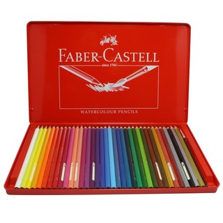 FABER-CASTELL 辉柏嘉 115937 水溶性彩色铅笔 36色 铁盒装