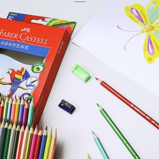 FABER-CASTELL 辉柏嘉 115973 水溶性彩色铅笔 72色 铁盒装