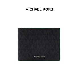 MICHAEL KORS 迈克·科尔斯 COOPER系列 男士PVC黑色钱包 36S0LCOF5O BLACK PALM