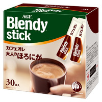 Blendy 日本原装进口 AGF Blendy系列 牛奶速溶咖啡 微苦三合一 9g*30支