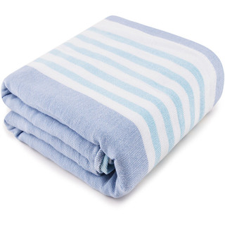 SANLI 三利 浴巾 70*140cm 200g 青蓝条纹