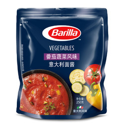 Barilla 百味来 意大利面酱 番茄蔬菜风味 250g
