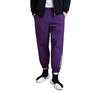 ANTA 安踏 男子运动长裤 95938615-4 深紫色 S