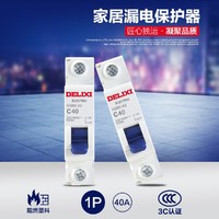 DELIXI德力西断路器空气开关空开断路器开关1P40A