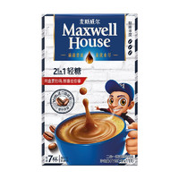 Maxwell House 麦斯威尔 二合一速溶咖啡 轻糖 11g*7条