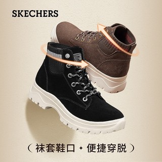 SKECHERS 斯凯奇 113438-781816 女士高帮短靴