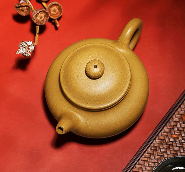 京东京造宜兴紫砂壶中潘壶210ml