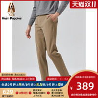 暇步士 男装裤子2021新款男士秋季舒适弹力直筒休闲长裤|PQ-21542D