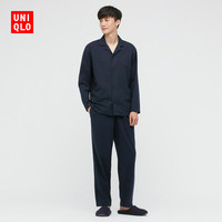 UNIQLO 优衣库 439602 男装法兰绒睡衣