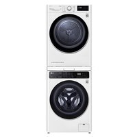 LG 乐金 FCK10Y4W+RC90V9AV6W 热泵式洗烘套装 纤慧2.0 白色