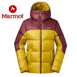 Marmot 土撥鼠 戶外運動女士700蓬鵝絨保暖面包羽絨服