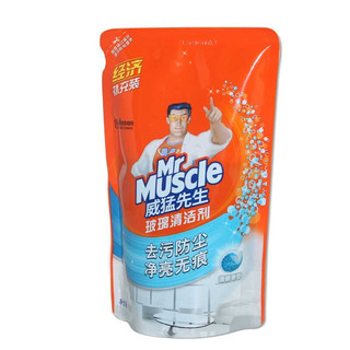 Mr Muscle 威猛先生 玻璃清洁剂 420g*5袋替换装