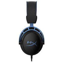 HYPERX 极度未知 阿尔法S 耳罩式头戴式降噪有线耳机 蓝色 3.5mm