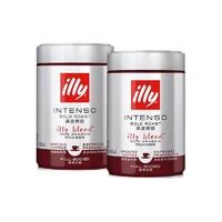 illy 意利 意式拼配 中度烘焙 黑咖啡粉 250g*2罐