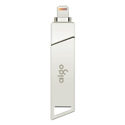 aigo 爱国者 U368 USB 3.0 U盘 银色 32GB Lightning/USB双口