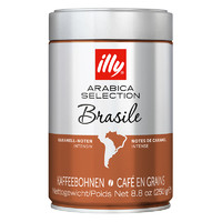 illy 意利 阿拉比加精选 巴西 中度烘焙 咖啡豆 250g