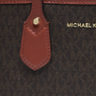 MICHAEL KORS 迈克·科尔斯 Eva系列 女士托特包 30F9GV0T1B252 铁锈红 超小号