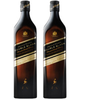 JOHNNIE WALKER 尊尼获加 黑牌 醇黑 苏格兰 调和威士忌 40%vol 700ml*2瓶