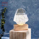 PLUS会员：中国国家博物馆 甲骨文天气瓶风暴瓶带LED灯 85x30x124mm 水晶玻璃 榉木 创意氛围灯 白色