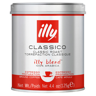 illy 意利 意大利 中度烘焙 阿拉比加咖啡粉 125g*2罐
