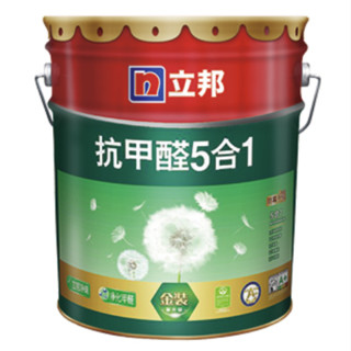 立邦  五合一乳胶白漆 18L